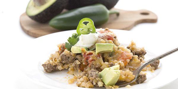 Mexican Cauliflower Rice Skillet Dinner