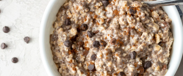 Chocolate Chip Cookie Dough Overnight Oats