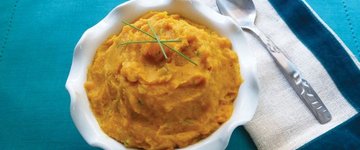 Ginger and Chive Whipped Sweet Potatoes