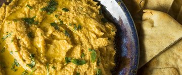 EASY Pumpkin Sage Hummus