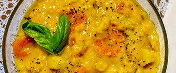Curried Yellow Split Pea Soup