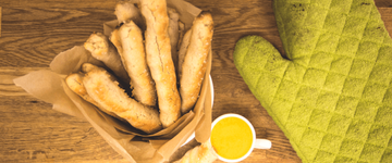 Gluten Free Pretzel Sticks & Honey Mustard Sauce 