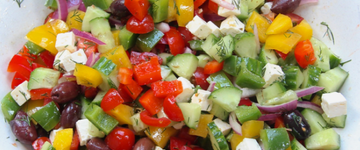 Greek Chicken & Salad with Tzatziki