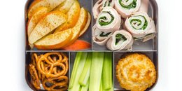 Deli Meat Roll Ups Bento Lunch Box