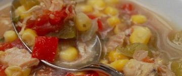 Skinny Slow Cooker Southwest Chicken Soup