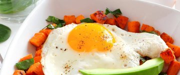 Sweet Potato Spinach Breakfast