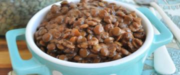 Crock Pot BBQ Baked Lentils