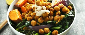 Sweet Potato Chickpea Bowl 