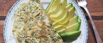 Breakfast- Avocado and Herb Omelet