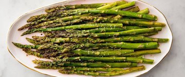 Lemon Garlic Roasted Asparagus