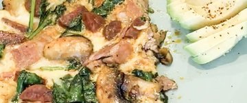 Loaded Chorizo Omelette