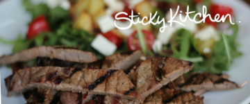 Flank Steak and Arugula Salad