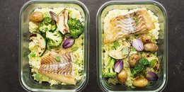 Quick Cod Fish, Rice, and Veggies
