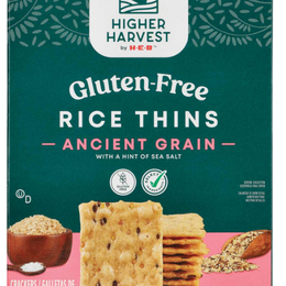 Higher Harvest by H‑E‑B Gluten-Free Rice Thins – Ancient Grain