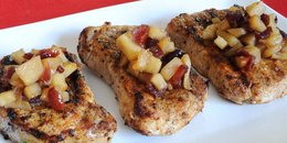 Pork Chops with Apple Grape Chutney