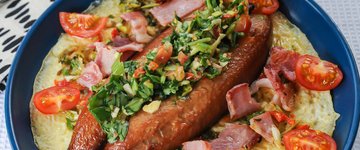 Kipper & Basil Salad "Tortilla"