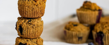 Blueberry Oat Bran Muffins