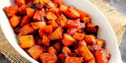 Roasted Spicy Smoked Sweet Potatoes 