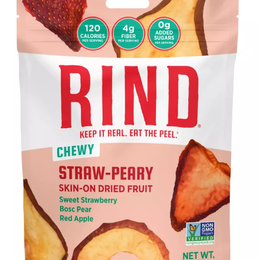 Rind Chewy Straw-Perry Skin-On Dried Fruit