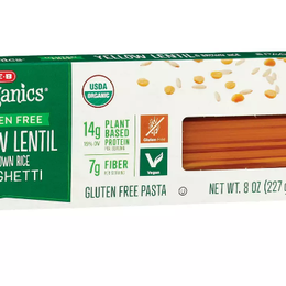 H‑E‑B Organics Gluten-Free Yellow Lentil & Brown Rice Spaghetti