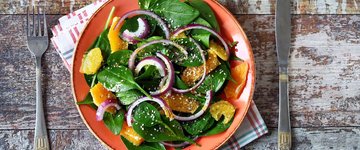 Vitamin C Salad with Lemon Ginger Dressing