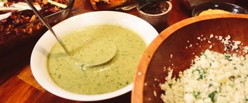 Spinach and Split Pea Soup