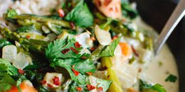 Thai Green Curry with Baby Bok Choy