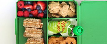Peanut Butter & Banana Sandwich Bento Lunch Box