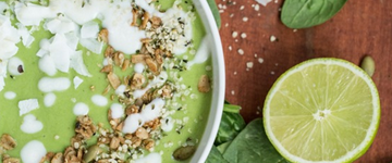 Green Tea Lime Pie Smoothie Bowl