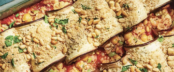 Risotto-Filled Eggplant Rollatini