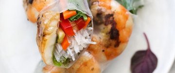 Grilled Shrimp Vietnamese Spring Rolls