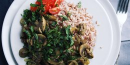 Collard Green and Shiitake Saute