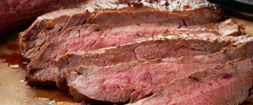 Marinated Flank Steak, Steamed Broccoli and Quinoa