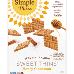 Honey Cinnamon Seed & Nut Flour Sweet Thins
