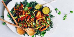 Curry Roasted Vegetable & Lentil Salad