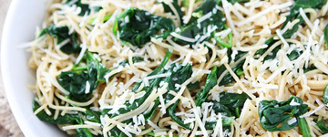 5-Ingredient Spinach Parmesan Pasta