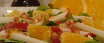 Arugula, Fennel Salad With POM-Orange Vinaigrette