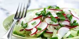 Ukrainian Radish and Cucumber Salad