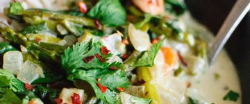 Thai Green Curry with Baby Bok Choy
