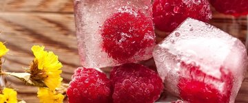 Frozen rasperries 