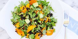 Braised Lentil Salad with Roasted Kabocha