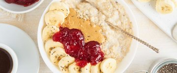 Peanut Butter and Jelly Oatmeal