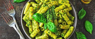 Chickpea Pesto Pasta