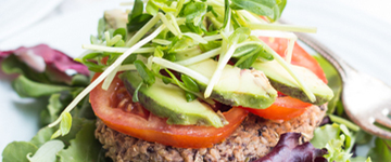 Black Bean Quinoa Burger ( Copy )