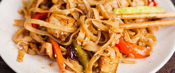 Rainbow Veggie Pad Thai