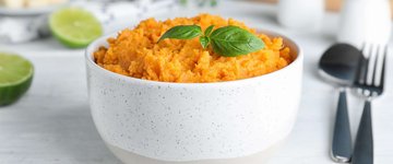 Garlic Sweet Potato Mash