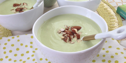 Almond Cauliflower Chilled Soup