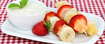 Fruit Kabobs & Dip