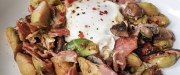 Bacon & Brussels Sprouts Hash