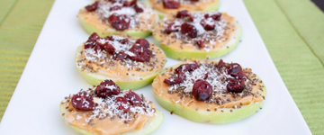 Coconut Peanut Butter Apple Pies